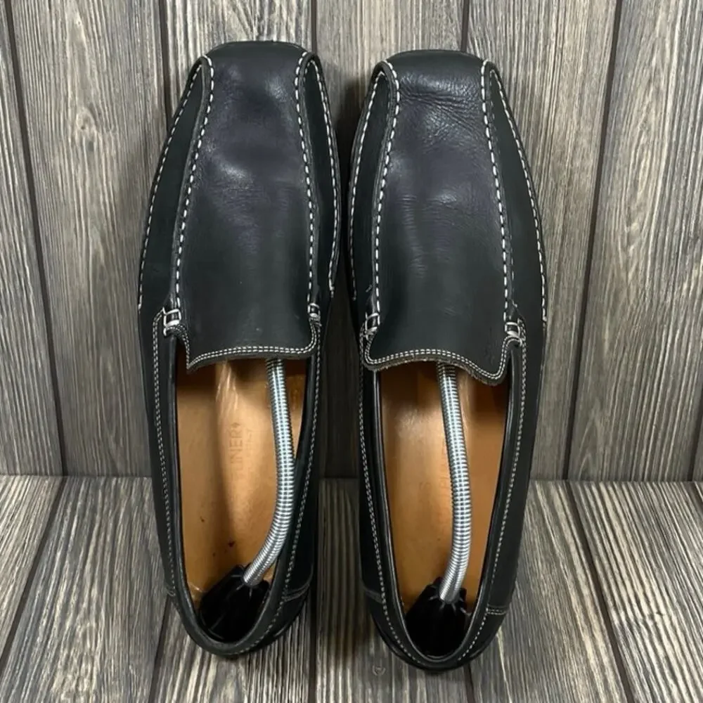 Donald‎ Pliner EIVE Leather Driving Shoes Loafers Moccasins Men Sz 12 Italian